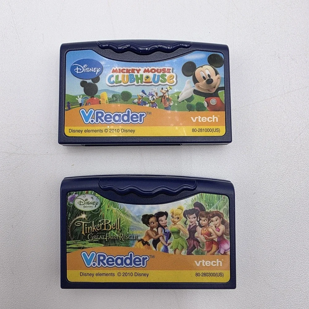 Vtech V.Reader‎ Electronic Reading Learning System With 2 Games READ DESCRIPTION